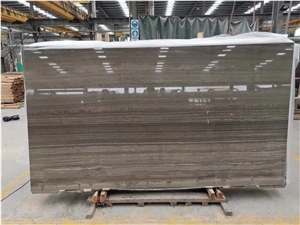 Premium Quality Coffee Wood Marble Slab For Floor&Wall