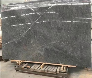 Silver Sky Grey Marble Slabs Star Ash Marble Floor Tiles