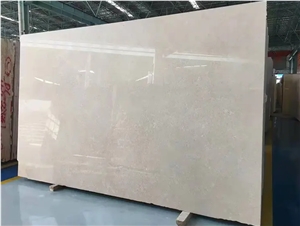 Spain Crema Marfil  Beige Marble Slabs Tiles For Flooring