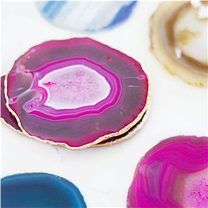 Natural Agate Stone Coasters
