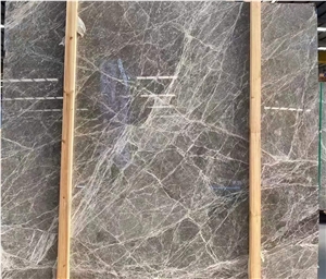 Natural Hermes Gray Marble Slabs
