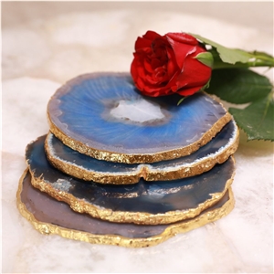 Natural Marble Agate Coaster