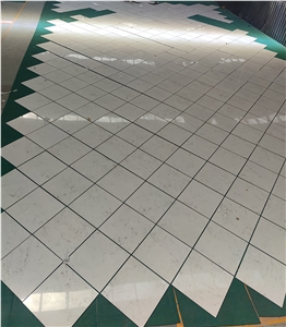 YUANDA Polished Bright White Volakas Marble Tiles