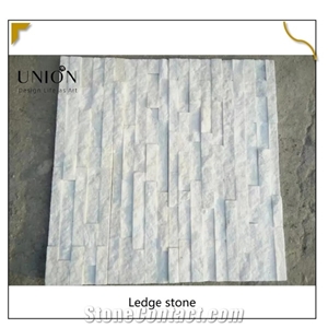 Culture Stone Tile Wall Veneer Panel White Quartzite Stones