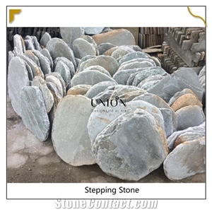 Round Slate Stepping Stones Walkway Paver Landscaping Stone