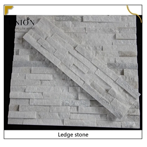 UNION DECO White Quartzite Culture Stone Panel Wall Cladding