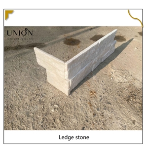 UNION DECO White Quartzite Culture Stone Panel Wall Cladding