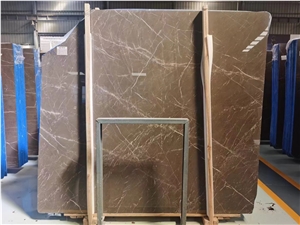 Royal Brown Marble Stone Slabs For Interior Decoration