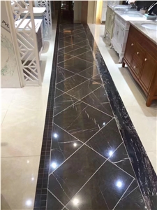 Hot Selling Pietra Grey Marble Slabs & Tiles For Project