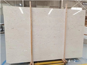 Moon Cream Beige Marble Slabs & Tiles Beige Color