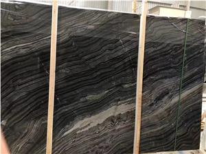 China  Black Forest Rosewood  Grain  Marble ( New ) Slabs