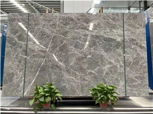 Hermes Emperador Grey Marble Slab Wall Floor Tiles