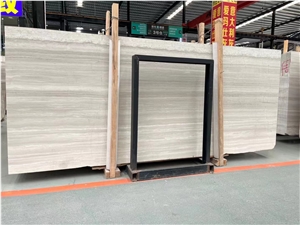 Wooden White Marble  (New)  Slabs  For Wall Covering