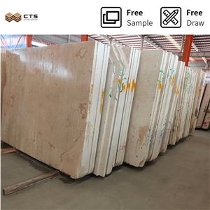 Manufactured Rome Slabs Asian Beige Marble