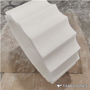 Pure White Gear Lampshade Flexible Stone Wholesaler Price