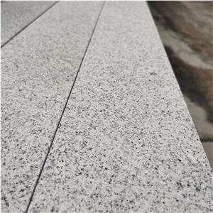 Cheap Hubei G603 Bacuo White Granite Polished Half Slabs