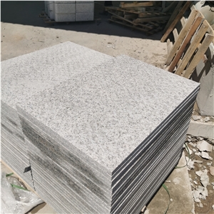 China New G603 Granite White Flamed Slabs/Tiles Best Price