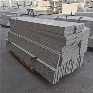 Chinese Light Grey New G602 Granite Polished Steps/Risers