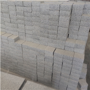 Crystal Grey Granite G603 Sandblast Cobble Pavers Cube Stone