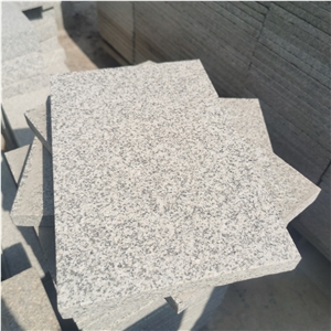 Jinjiang Bacuo White G603 Granite Flamed Cut To Size Factory