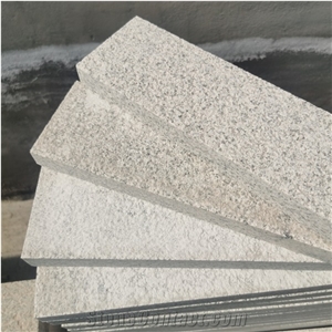 Wholesale White New G603 Granite Sandblast   Paving Stone