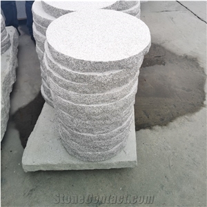 Wuhan New G603 Granite Flamed Round Tiles Pavingstone
