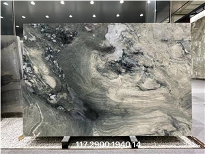 Cactus Boreal Quartzite Green Valley Orchid Bookmatched Slab