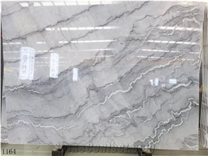 China Galanz Grey Marble Polished For Interior Design Use