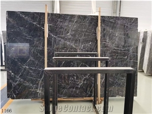 China Oriental Black Marble Polished For Outdoor Flooring