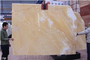 China Rosin Jade Onyx Small Polished Slabs For Interior Use