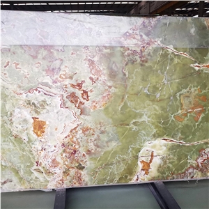 Antique Green Onyx Slabs For Kitchen Countertops