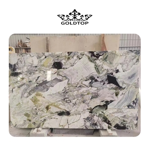 Best Price Decorative Stone Ice Green Marble Slabs