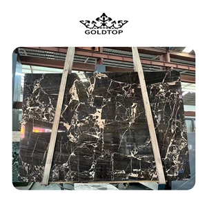 BLACK MARBLE SLAB FOR INTERIOR FLOOR