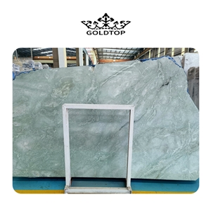 China Green Polished Marble Green Tiles And Slabs