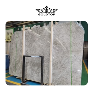 GLOSSY MARBLE GREY STONE WALL AND FLOOR TILES NATURAL SLABS