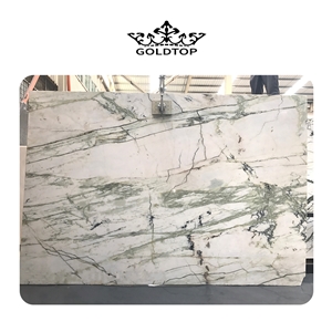 GOLDTOP ODM/OEM Clivia White Marble Slab