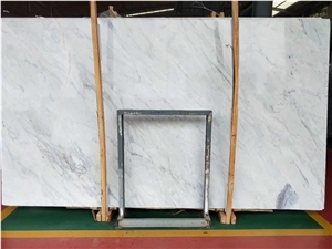 GOLDTOP ODM/OEM Luxury Volakas White Marble Slab