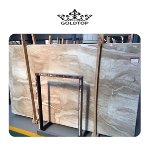 GOLDTOP OEM/ODM Marmer Dino Beige Marble Polished Tiles