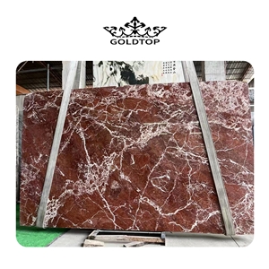 GOLDTOP OEM/ODM Marmer Rosso Levanto Polished Tiles