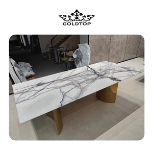 GOLDTOP OEM/ODM Milas White Marble Bathroom Design