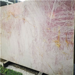 GOLDTOP OEM/ODM Pink Quartzite Polished Slabs