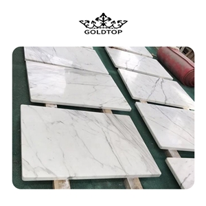 GOLDTOP OEM/ODM White Marble Tile Luxury For Interior
