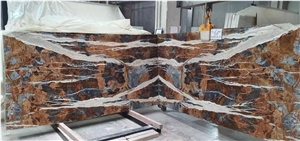 Grey And Blue Blue Jeans Marble Tiles & Slabs
