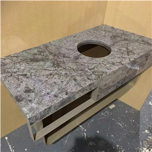 Grey Marble Tiles Polished For Bathroom Countertops