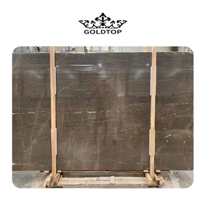 High Quality Golden Brown Marble Slabs