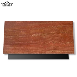 Hot Selling Iran Red Travertine Slabs For Panal Wall