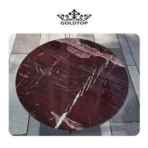 LUXURY POLISHED CLEAR TEXTURE MARBLE TABLE TOP
