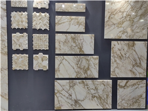 Marble Tile East Calacatta Gold Chinese Polished Marble Slab