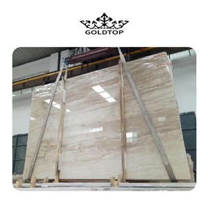 Natural Marble Dino Beige Marble Slabs For Bathroom Wall