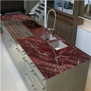 Nice Rosso Collemandina Marble Dining Room Tops